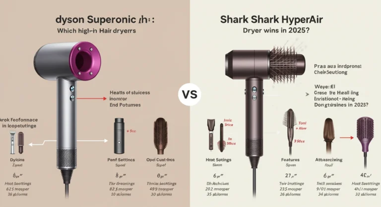 Dyson Supersonic vs Shark HyperAir: Which High-End Hair Dryer Wins in 2025?