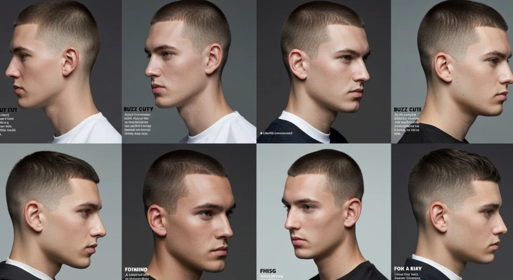 buzz cut fade