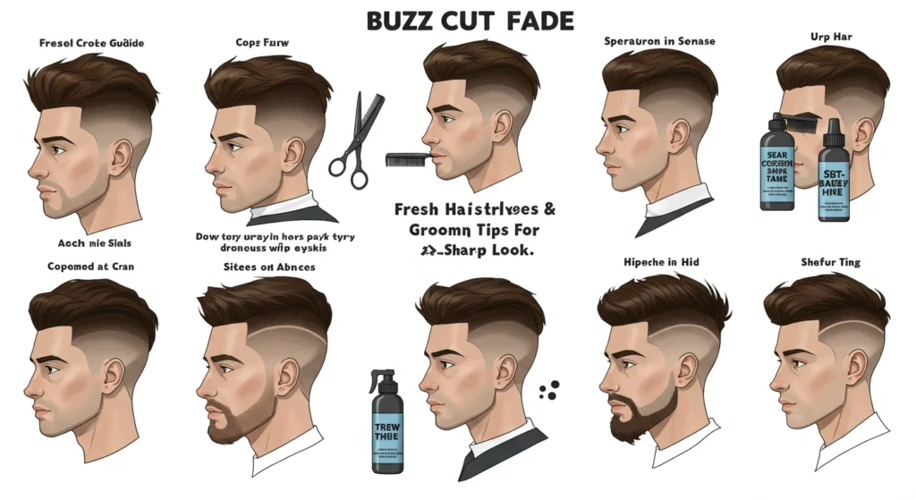 buzz cut fade