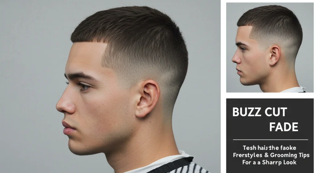buzz cut fade