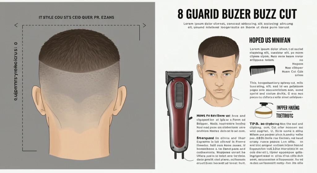 8 guard buzz cut
